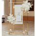 Everly Quinn Stonehill 7.2Ft Metal Wedding Arch Backdrop Stand For Wedding Flower Arrangements Balloon Metal | 86 H x 47 W x 10 D in | Wayfair