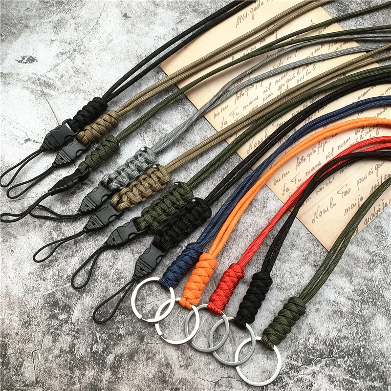 Tissage sangle de téléphone lanière cou corde lanière pour clés carte d