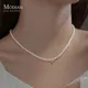 MODIAN – collier à breloques en argent Sterling 925 pour femmes élégant blanc perles de