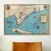 Fleur De Lis Living 'Antique Maps of Florida & Cuba' by Jacques Le Moyne De Morgues Graphic Art on Canvas Canvas/Metal | Wayfair