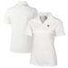 Women's Cutter & Buck White Fanatics Corporate DryTec Genre Textured Solid Polo