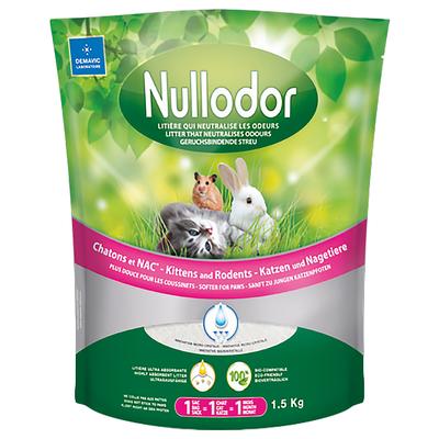 1,5kg Litière de silice Nullodor - Litière pour chaton et rongeur