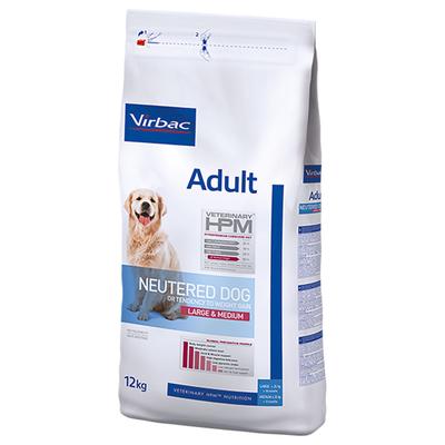 12kg Virbac Veterinary HPM Adult Neutered Large & Medium - Croquettes pour chien