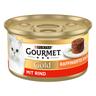 12x85g bœuf Recettes raffinées Gold Gourmet - Nourriture pour Chat