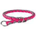 Collier anti-traction Trixie Cavo, fuchsia/gris pour chien - taille L : tour de cou 47-55 cm x l 1,8 cm