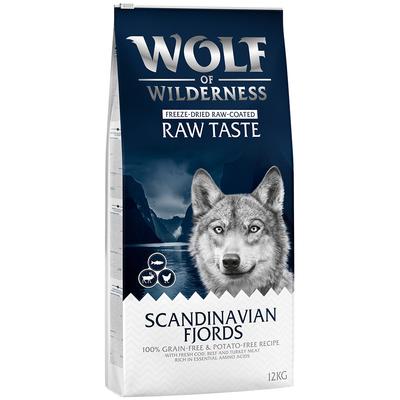 12kg Saumon, Renne, Poulet sans céréales Croquettes chien Wolf of Wilderness