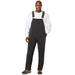 Men's Big & Tall Fleece overalls by KingSize in Heather Charcoal (Size 3XL)