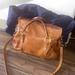 Dooney & Bourke Bags | Dooney & Bourke Florentine Leather Tasseled Large Satchel Bag Natural Brown. | Color: Brown/Tan | Size: Os