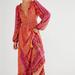 Free People Dresses | Gorgeous Flowing Midi/Maxi Dress With Keyhole Detail And Tie Back | Color: Pink | Size: S
