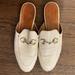 Gucci Shoes | Gucci White Princetown Mules Size 37.5 | Color: White | Size: 7.5