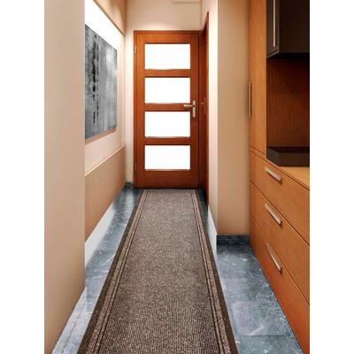 Läufer "MALAGA", braun, B:66cm H:6mm L:700cm, Polypropylen (PP), PRIMAFLOR-IDEEN IN TEXTIL, Teppiche, Schmutzfangläufer, Schmutzfangteppich, Schmutzmatte, robust, rutschhemmend Image