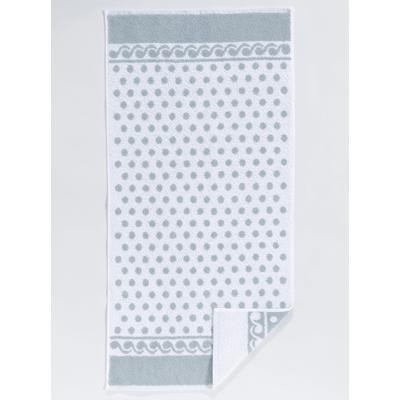 Handtuch ROSS Gr. 1, silber (silberfarben), B:50cm L:100cm, Walkfrottee, 100% Baumwolle, Handtücher (Packung) Image