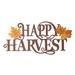 Glitzhome 24"L Metal "HAPPY THANKSGIVING" or "HAPPY HARVEST" Wall Decor