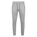 HRM Unisex 1500 Premium Joggingpants I Fair Trade Jogginghose Damen & Herren, 285 g/m² I Aus 70% Baumwolle & 30% recyceltem Polyester, Grey-Melange, S