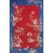 Red Handmade 100% Silk Art Deco Oriental Area Rug Living Room Carpet - 9'1" x 12'0"