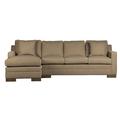 Gray/Brown Sectional - Vanguard Furniture American Bungalow 2-Piece Summerton Sleep Sectional Polyester/Cotton/Other Performance Fabrics | Wayfair