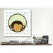 Isabelle & Max™ Arabelle 'Kids Children Monkey Face' - Wrapped Canvas Graphic Art Print Canvas in Gray | 37 H x 37 W x 1.5 D in | Wayfair