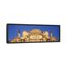 Ebern Designs Panoramic Low angle view of a mosque, Blue Mosque, Istanbul, Turkey - Wrapped Canvas Photographic Print Canvas, in White | Wayfair