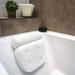 Symple Stuff Gueye Freestanding Bath Pillow in White | 14.5 H x 13.7 W x 4 D in | Wayfair 717147B8E8F44D3C9B79CA8400769416