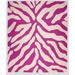 Red Barrel Studio® Koto Fleece Throw Metal in Pink/White/Indigo | 40 H x 30 W in | Wayfair 76A4DA9CA9C149FFB925679C71C98259