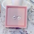 Anthropologie Jewelry | Chloe And Lois Octo Stud Earrings! One Lil Pave Missing. Sterling Silver! | Color: Silver | Size: Os