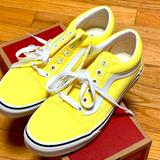 Vans Shoes | Brand New Box Vans Mens 5.5 Womens 7 Shoes Sneakers Old Skool Neon Lemon Tonic | Color: Yellow | Size: 7