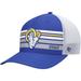 Men's '47 Royal/White Los Angeles Rams Altitude II MVP Trucker Snapback Hat