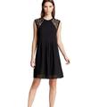 Anthropologie Dresses | Nicole Miller Artelier Scrolling Lace Shift Dress. Size Small. | Color: Black | Size: S