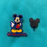 Disney Accessories | Disney Mickey Mouse Pin | Color: Red/Yellow | Size: Os