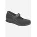 Extra Wide Width Women's Drew Bloom Ii Flats by Drew in Black Calf Stretch (Size 12 WW)