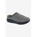 Extra Wide Width Women's Drew Unwind Mules by Drew in Grey Woven (Size 11 WW)