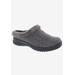 Extra Wide Width Women's Drew Comfy Mules by Drew in Grey Fabric (Size 8 1/2 WW)