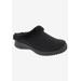 Wide Width Women's Drew Comfy Mules by Drew in Black Fabric (Size 7 W)