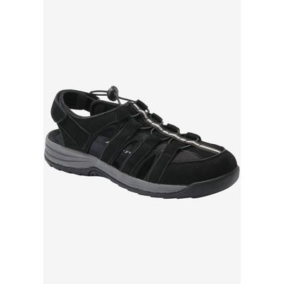 Women's Drew Element Sandals by Drew in Black Nubuck (Size 5 1/2 M)