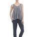 Free People Tops | Free People Kitten Waffle Knit Grey Tank Small | Color: Gray | Size: S