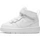 Sneaker NIKE SPORTSWEAR "Court Vision Mid" Gr. 26, weiß (white, white, white) Schuhe Sneaker