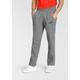 Trainingshose PUMA "ESS LOGO PANTS TR OP SRL" Gr. 4XL, N-Gr, grau (medium gray heather) Herren Hosen Trainingshosen