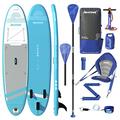 aquaplanet All Ages Rockit Inflatable Paddle Board, Blau, 10ft 2