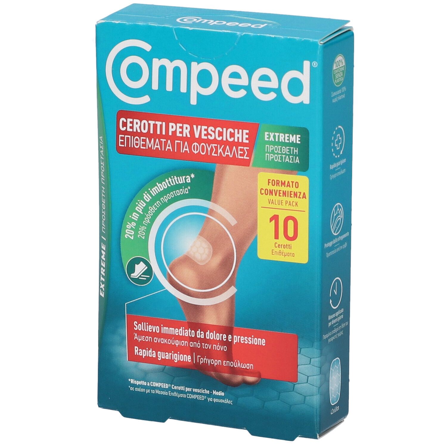 Compeed® Cerotto Per Vesciche Extreme 4,2 x 6,8 cm 10 pz
