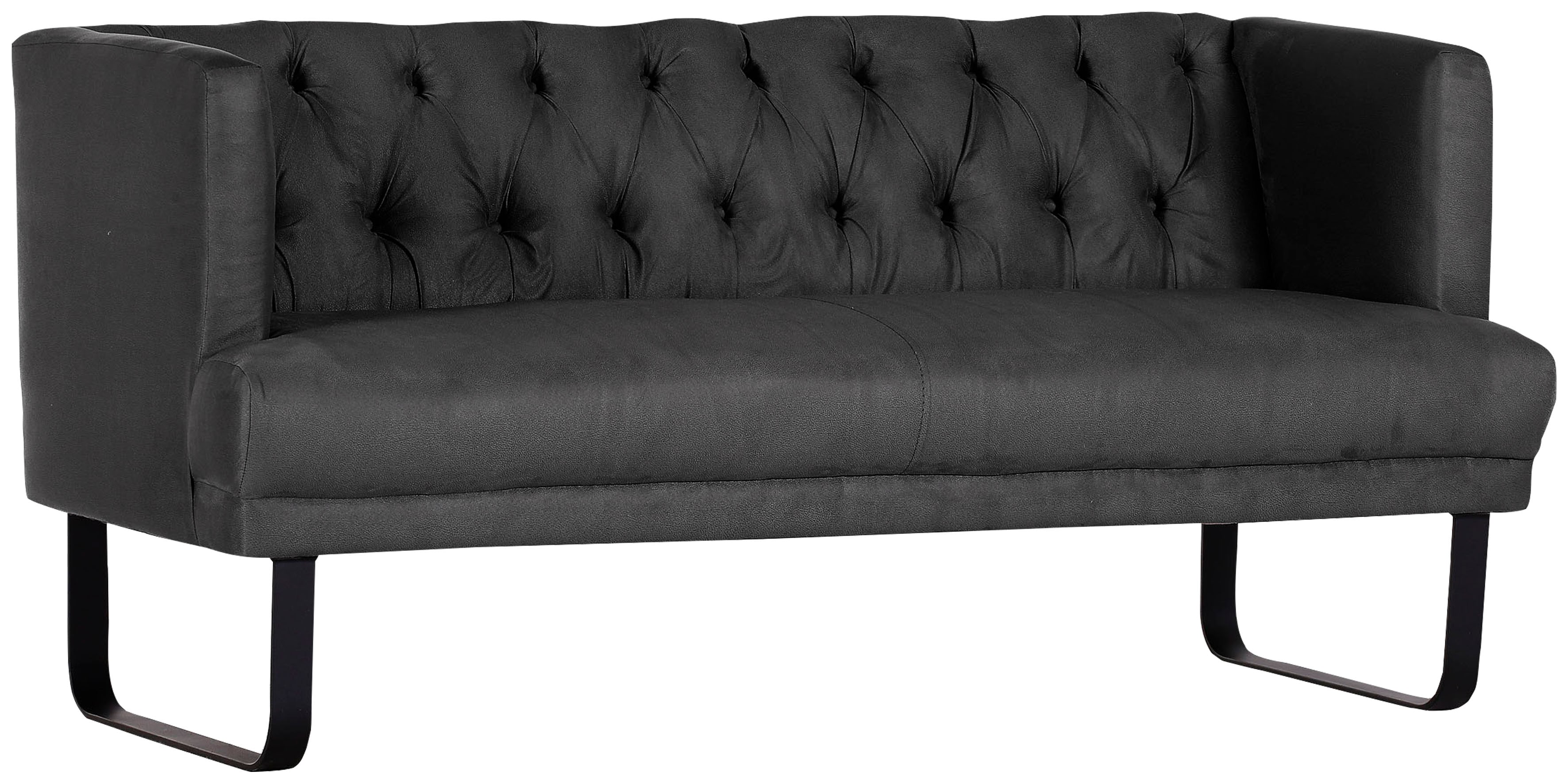 Küchensofa GUTMANN FACTORY "Betto", grau (anthrazit, grau), B:170cm H:80cm T:74cm, 100% Polyester, Sofas