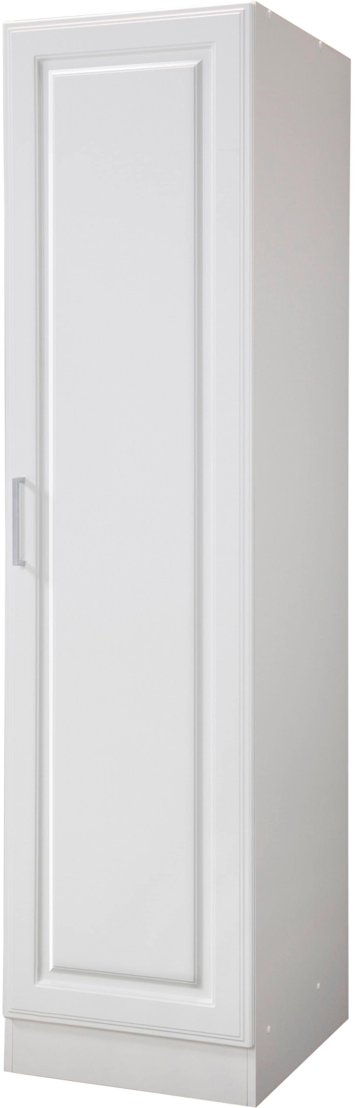 Vorratsschrank KOCHSTATION "KS-Stockholm", weiß (matt weiß), B:50cm H:200cm T:60cm, MDF, Schränke, Breite 50 cm, mit 8 Einlegeböden