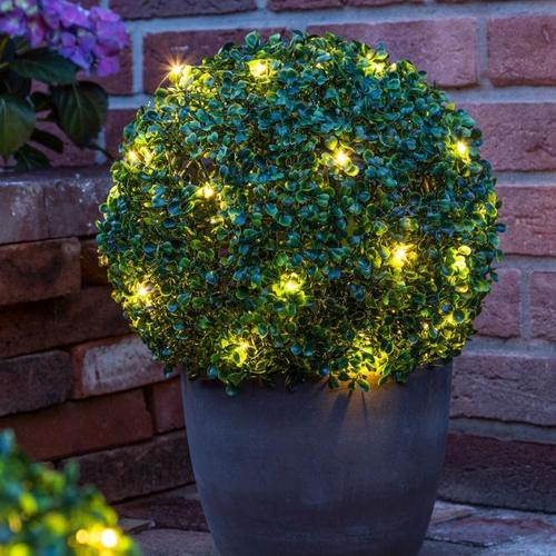 LED-Buchsbaumkugel mit 40 LED´s, 35 cm