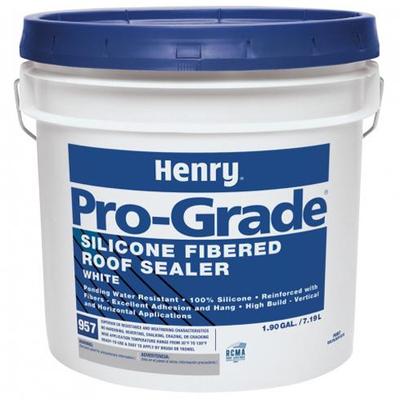 Henry Pro Grade 957 Silicone Fibered Sealer 2 Gallon Pail