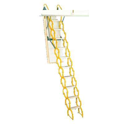 Rainbow Attic Stair Prestige Telescoping Attic Ladder Yellow