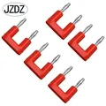 JZDZ-Connecteur électrique de fiche de 4mm en gel 5 pièces court-circuit adaptateur de couple