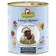 Lot GranataPet Liebling's Mahlzeit 24 x 800 g pour chien - Junior : dinde, lapin, pommes de terre, panais, huile de saumon