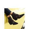 Stiefelette LASCANA, Damen, Gr. 39, schwarz, Obermaterial: 100% Textilmaterial. Decksohle: 100% Lederimitat. Laufsohle: 100% Synthetik, leicht transparent, unifarben, feminin, Schuhe Sommerboots Cowboy-Stiefelette Cowboyboots Stiefelette, mit Spitze...