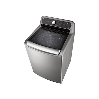 LG LG 5.5 cu.ft. Mega Capacity Smart wi-fi Enabled Top Load Washer with TurboWash3D Technology - Graphite Steel