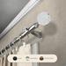 InStyleDesign Glitter Adjustable Curtain Rod Set