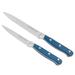 Dura Living Superior 2-Piece Kitchen Knife Set - Forged Stainless Steel Multipurpose Knives, Blue